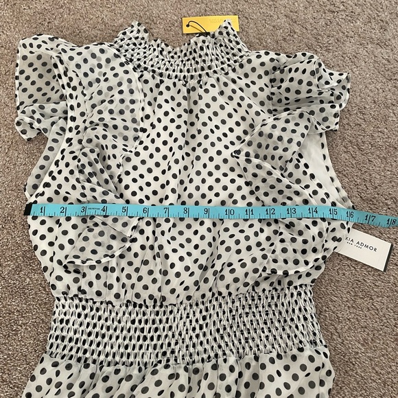 Alexia Admor Black and White High Neck Sleeveless Dress - Picture 11 of 13